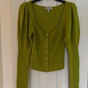 Urban Outfitters Vibrant Green Knit Sweater